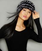 The Fur Vault Knitted Mink Fur Hat