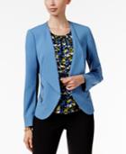 Nine West Draped Zip-pocket Blazer