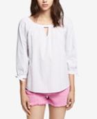 Sanctuary Cotton 3/4-sleeve Top