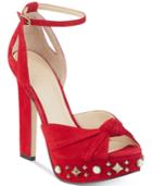 Guess Women's Kenzie Studded Platform Sandals Women's Shoes