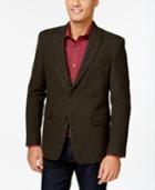Tommy Hilfiger Wool-blend Herringbone Classic-fit Elbow Patch Sport Coat