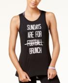 Material Girl Active Juniors' Brunch Graphic Tank Top, Created For Macy's