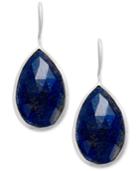 Paul & Pitu Naturally Faceted Stone Teardrop Earrings