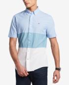Tommy Hilfiger Men's Tripp Pieced Colorblocked Shirt
