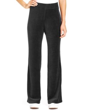 Style & Co. Bootcut-leg Active Velour Pants