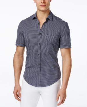 Hugo Boss Green Men's Bascelino Short-sleeve Knit