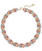 Charter Club Gold-tone Multi-stone Cluster Collar Necklace, 17 + 2 Extender, Created For Macy's