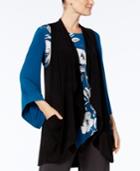 Alfani Draped Knit Vest, Created For Macy's