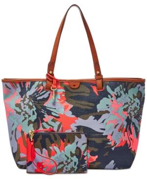 Fossil Rachel Fabric Tote With Pouch