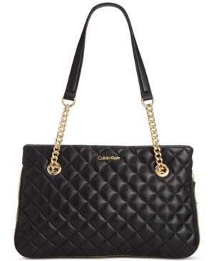 Calvin Klein Chelsea Lamb Satchel
