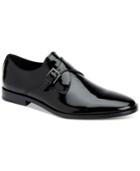 Calvin Klein Men's Norm Patent Leather Monk Strap Loafers Men's Shoes