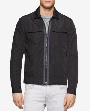 Calvin Klein Men's Zip-front Trucker Jacket