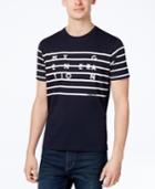 Ben Sherman Men's Slim-fit Striped Graphic T-shirt