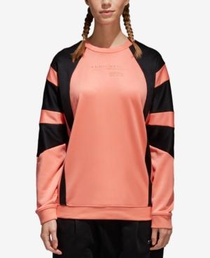 Adidas Equipment Colorblocked French Terry Sweatshirt