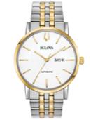 Bulova Men's Automatic American Clipper Two-tone Stainless Steel Bracelet Watch 42mm