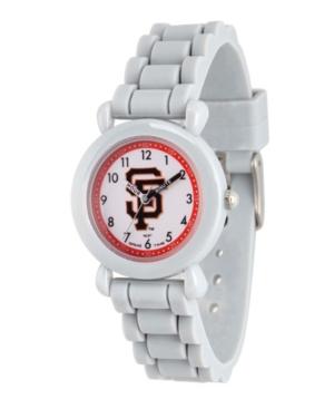 Gametime Mlb San Francisco Giants Kids' Gray Plastic Time Teacher Watch