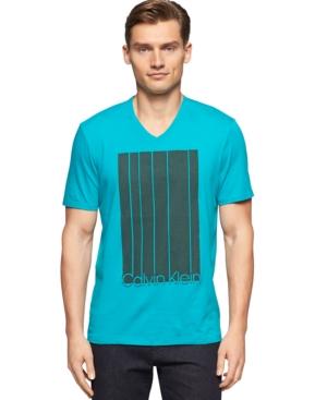 Calvin Klein Linear Bar V-neck T-shirt