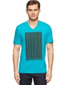 Calvin Klein Linear Bar V-neck T-shirt