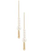 Robert Rose For Inc International Concepts Gold-tone Imitation Pearl Bobby Pin Drop Earrings, Only At Macy's
