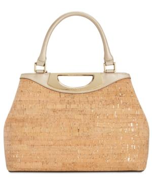 Calvin Klein Metallic-trim Satchel