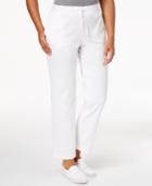 Karen Scott Drawstring Straight-leg Pants, Created For Macy's