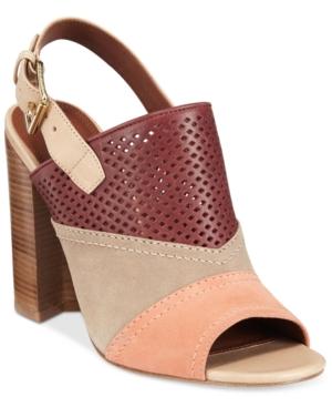 Cole Haan Tabby Slingback Block-heel Mules Women's Shoes