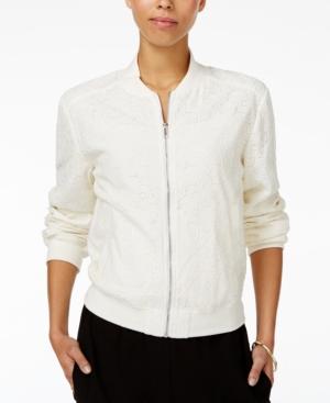 Rachel Rachel Roy Lace Bomber Jacket, Only At Macy's