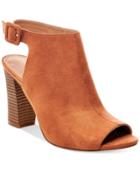 Madden Girl Beckkie Slingback Peep-toe Booties Women's Shoes
