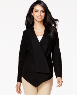 Alfani Draped Wool Wrap Jacket, Only At Macy's