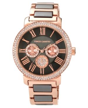 Vince Camuto Watch, Women's Two-tone Stainless Steel Bracelet 42mm Vc-5001rgtt