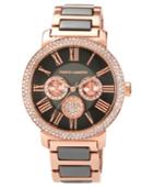 Vince Camuto Watch, Women's Two-tone Stainless Steel Bracelet 42mm Vc-5001rgtt