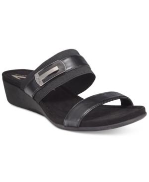 Anne Klein Catchme Slide Wedge Sandals