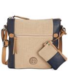Giani Bernini Linen-look Crossbody, Only At Macy's