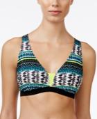 Go By Gossip Natural Anthem Ikat Bralette Bikini Top Women's Swimsuit