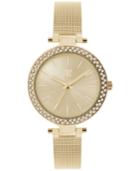 Inc International Concepts Women's Gold-tone Or Stainless Steel Mesh Bracelet Watch 36mm In035g, Only At Macy's