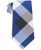 Tommy Hilfiger Men's Huge Buffalo Plaid Silk Tie