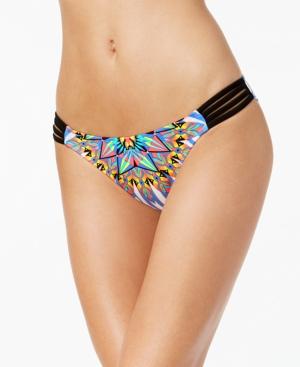 Body Glove Look At Me Printed Strappy Bikini Bottoms Women's Swimsuit