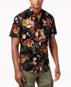 Reason Men's Floral Button-front Shirt
