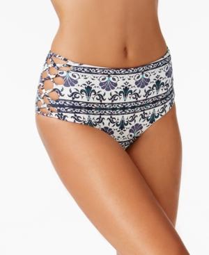 Roxy Printed Reversible High-waist Bikini Bottoms Women's Swimsuit