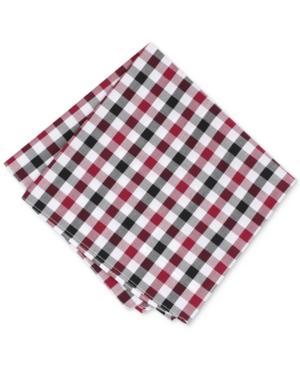 Bar Iii Men's Cottica Gingham Pocket Square, Created For Macy's