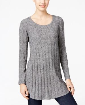 Style & Co. Ribbed Sweater Tunic, Only At Macy's