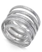 Thalia Sodi Silver-tone Spiral Ring, Created For Macy's
