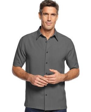 John Ashford Short Sleeve Solid Texture Shirt