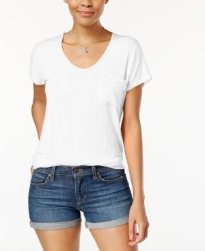 Planet Gold Juniors' High-low Pocket T-shirt