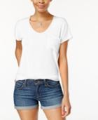Planet Gold Juniors' High-low Pocket T-shirt