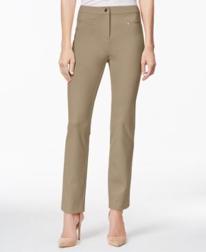 Charter Club Tummy-control Slim-leg Ankle Pants, Only At Macy's