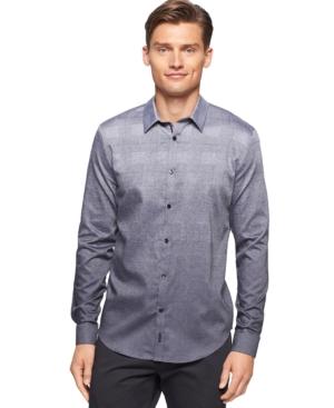 Calvin Klein Premium Plaid Ombre Shirt