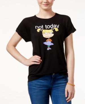 Freeze 24-7 Juniors' Rugrats Not Today High-low Graphic T-shirt