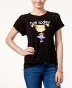 Freeze 24-7 Juniors' Rugrats Not Today High-low Graphic T-shirt