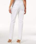 Jm Collection Embellished Sophie Wash Wash Straight-leg Jeans, Only At Macy's